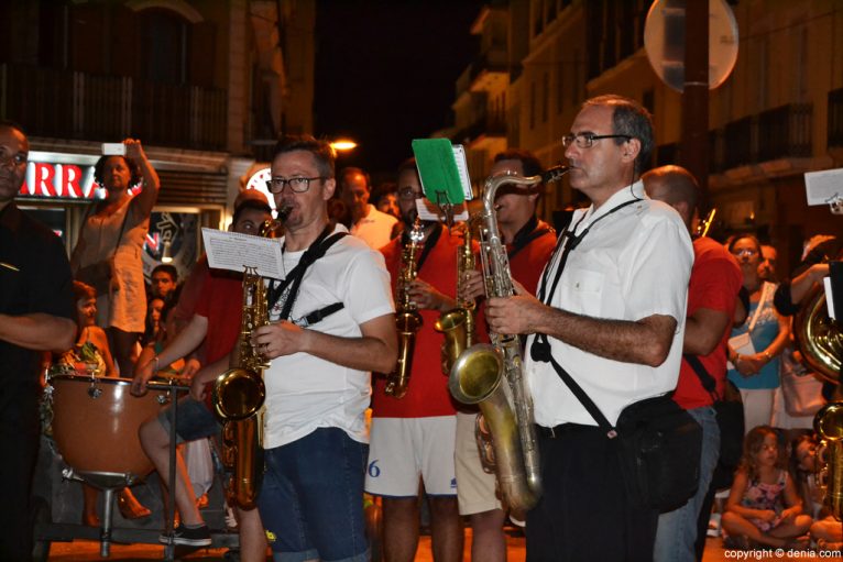 Concierto de Bandas de Moros y Cristianos Dénia 2016 - Saxos