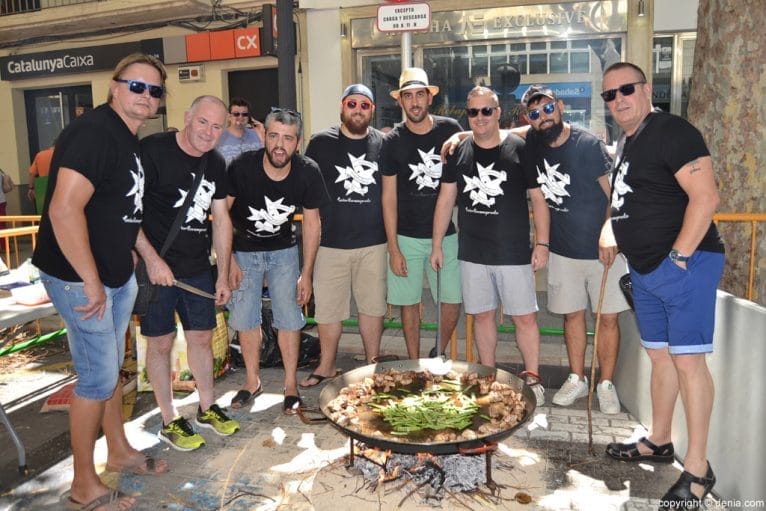 Concurso paellas Sant Roc 2016 Dénia - Paella Filà Hospitalaris