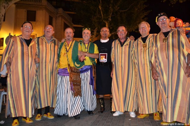 Cena de acampada Moros y Cristianos Dénia 2016 - Fundadores de la fiesta
