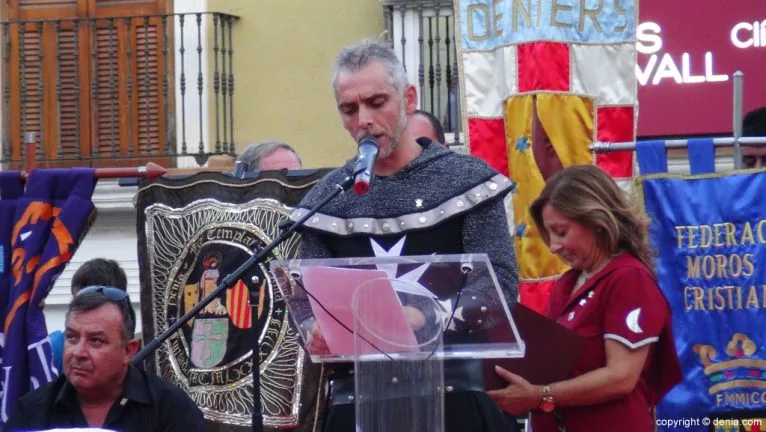 Pregón Moros y Cristianos Dénia 2016 - Miguel Angel Fullana