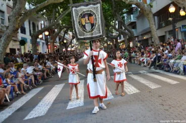Desfile de Gala Moros y Cristianos Dénia 2016 – Filà Templaris