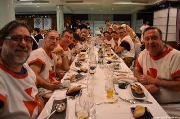 Cena de gala Moros y Cristianos Dénia – Mesa filà Templaris