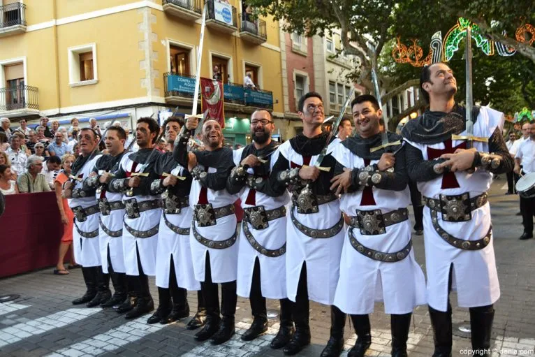 Desfile de Gala Moros y Cristianos Dénia 2016 - Filà Templaris