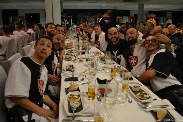 Cena de gala Moros y Cristianos Dénia - Hospitalaris