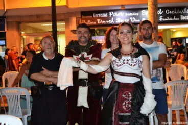 Cena de acampada Moros y Cristianos Dénia 2016 – Ada cabo de escuadra
