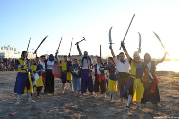 Desembarco Moros y Cristianos Dénia 2016 – Guerreros