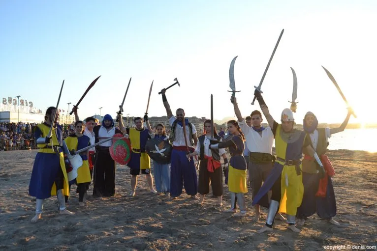 Desembarco Moros y Cristianos Dénia 2016 - Guerreros