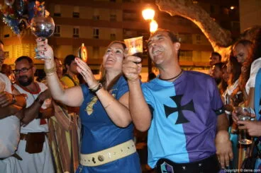 Cena de acampada Moros y Cristianos Dénia 2016 – Cabos de escuadra