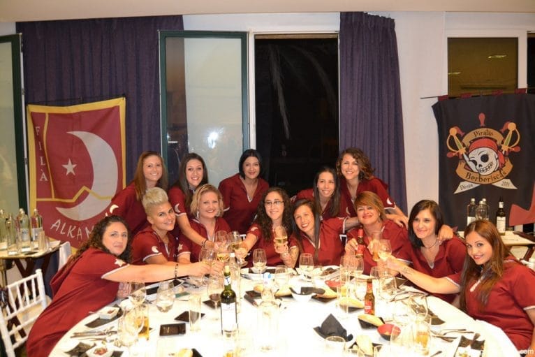 Cena de gala Moros y Cristianos Dénia - Mesa Alkamar