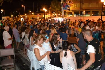 Cena de acampada Moros y Cristianos Dénia 2016 – Ambiente