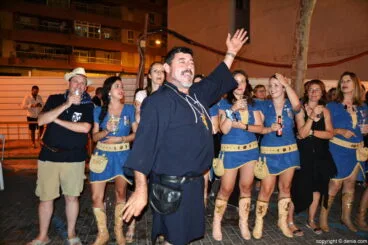 Cena de acampada Moros y Cristianos Dénia 2016 – Guerri cabo de escuadra
