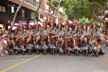 Desfile de Gala Moros y Cristianos Dénia 2016 – Filà Deniers