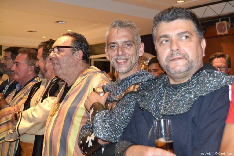 Cena de gala Moros y Cristianos Dénia - Capitán cristiano y presidente