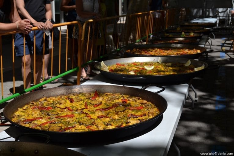 Concurso paellas Sant Roc 2016 Dénia - Paellas participantes