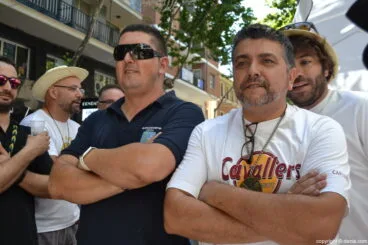 Concurso paellas Sant Roc 2016 Dénia – Desfile del capitán cristiano