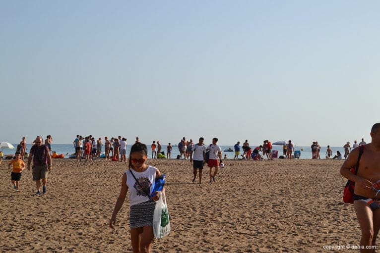 Ambiente en la playa