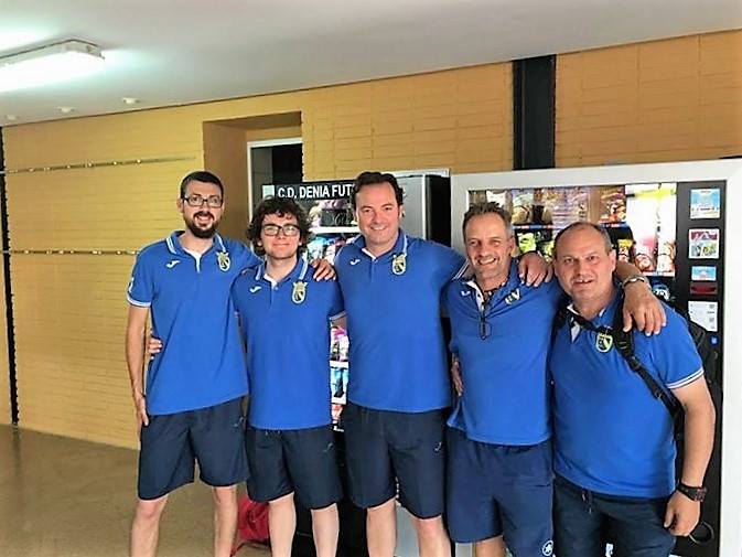 Cuerpo técnico del Dénia Futsal