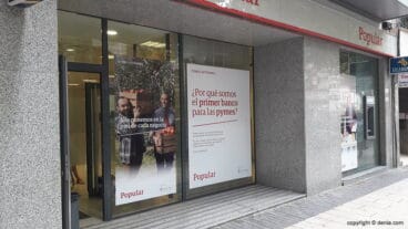 Oficina del Banco Popular en Dénia