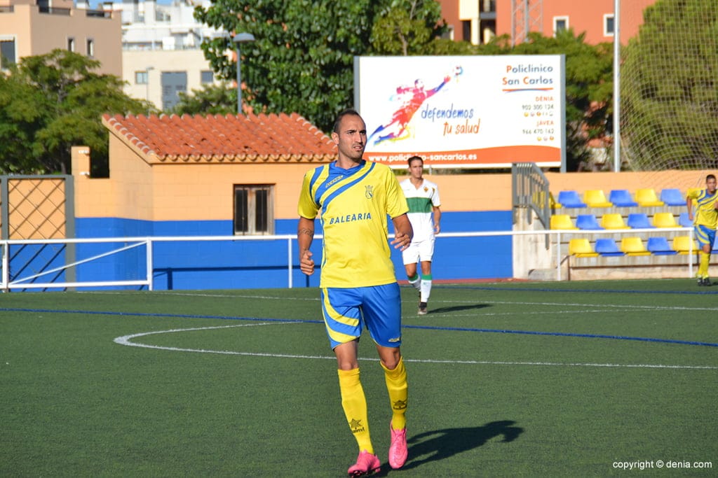 Panucci durante el partido