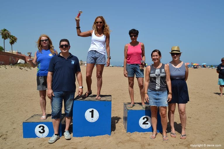 Pilar Viedma junto a Ana Ferrer y Kristen Franke