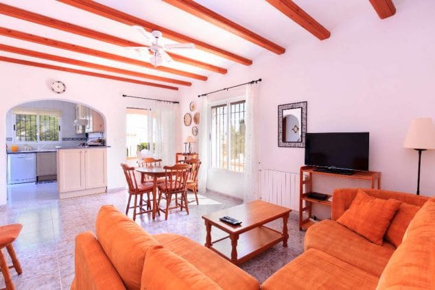 salon y cocina abierta quality rent a villas