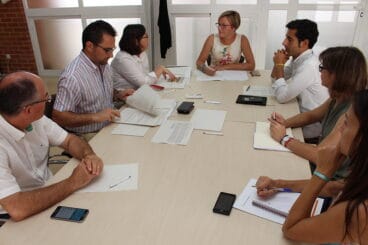 salvador con angel y tecnicos en denia