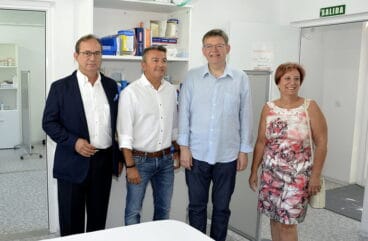 ximo puig durante la apertura del consultorio del arenal de xabia