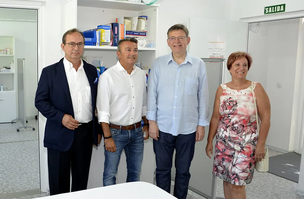 El Consell de Ximo Puig quiere acabar las obras del TRAM antes del fin de la legislatura 1 Ximo Puig durante la apertura del consultorio del Arenal de Xàbia
