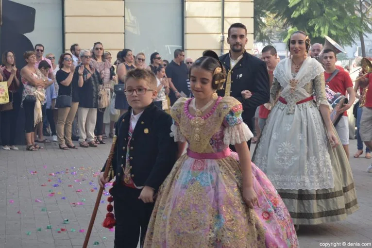 Presentación infantil falla Diana - Llegada de los cargos