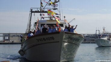 La Peregrina en Dénia – La Virgen en el barco L’Androna