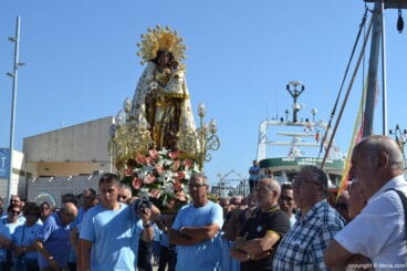 La Peregrina en Dénia – Desembarco de la imagen
