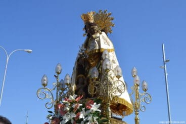 La Peregrina en Dénia – Desembarco en el puerto