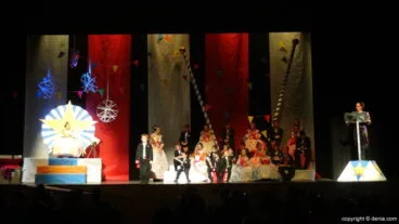 Presentación infantil falla Diana – Escenario