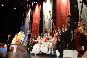 Presentación infantil falla Diana – Escenario
