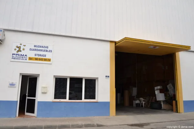 almacen y oficinas de mudanzas prima