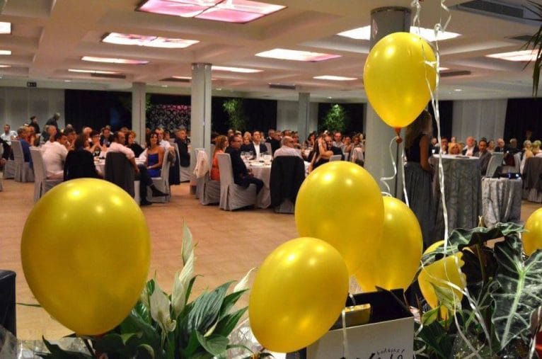 Asistentes a la cena de gala del Rotary Club Dénia