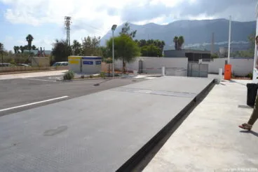 Báscula de pesaje Ecoparc
