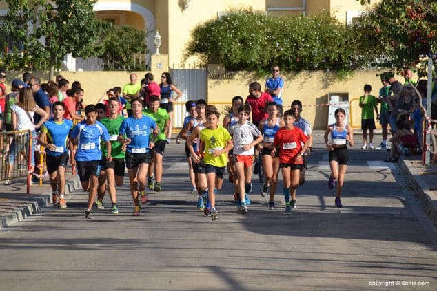 carrera de la categoria infantil