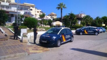 Coches policiales en les Fonts
