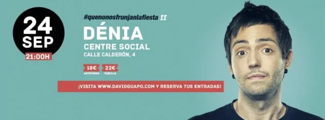 david guapo actuara en denia