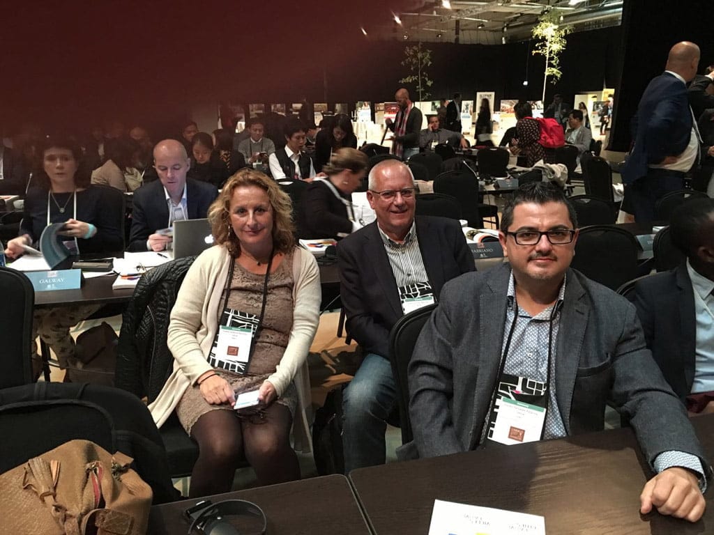 Delegación dianense en sesión plenaria_Encuentro Östersund
