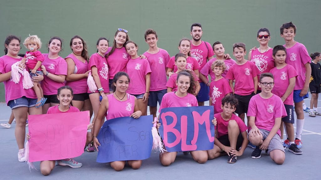 Equipo de la comisión infantil de la falla Baix la Mar