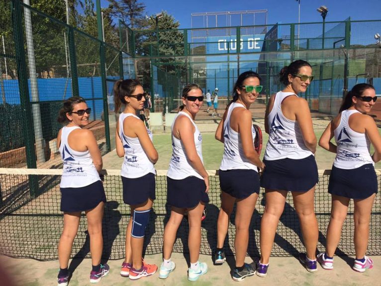 Equipo de pádel femenino Club Tenis Dénia