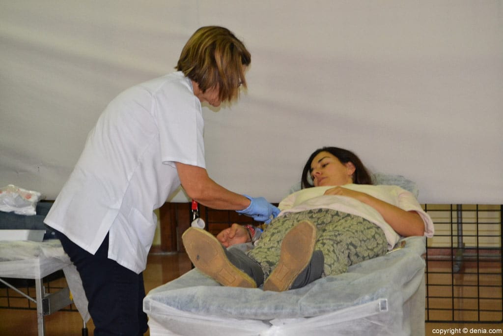 Extracción de Sangre en el Maratón de Donación