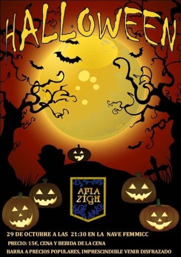 fiesta halloween de la fila amazigh
