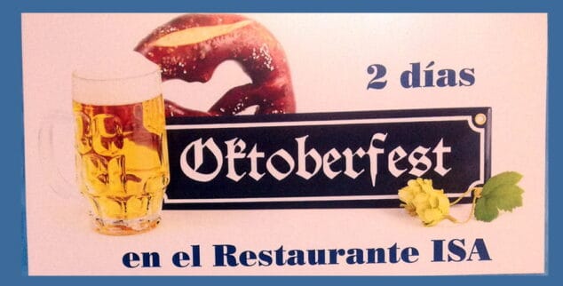 fiesta oktoberfest en restaurante isa
