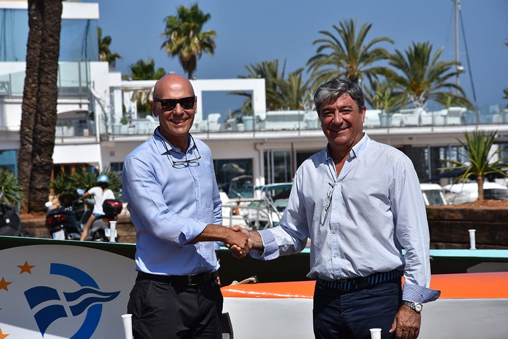 Jaime Portolés junto a Tino Martí