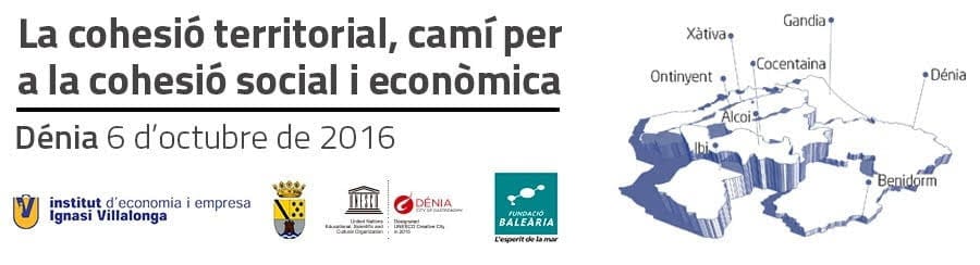 Dénia acoge una jornada de reflexión sobre la cohesión territorial de la Comunitat Valenciana 1 Jornada sobre cohesión territoriale en Dénia