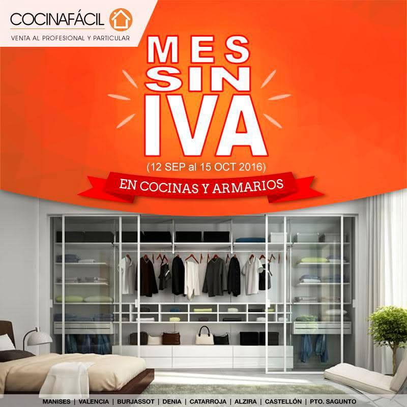 Mes sin IVA en Cocina Fácil hasta el 15 de octubre 2 Mes Sin Iva Cocina Fácil