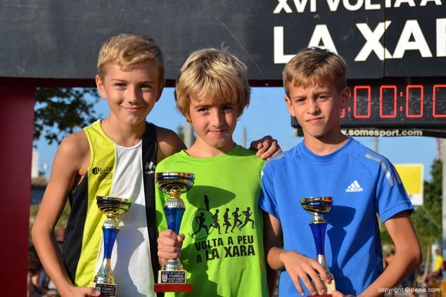 podio categoria benjamin masculino